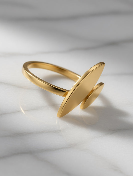 Gold Leafs Ring