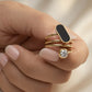 Black Stone Ring