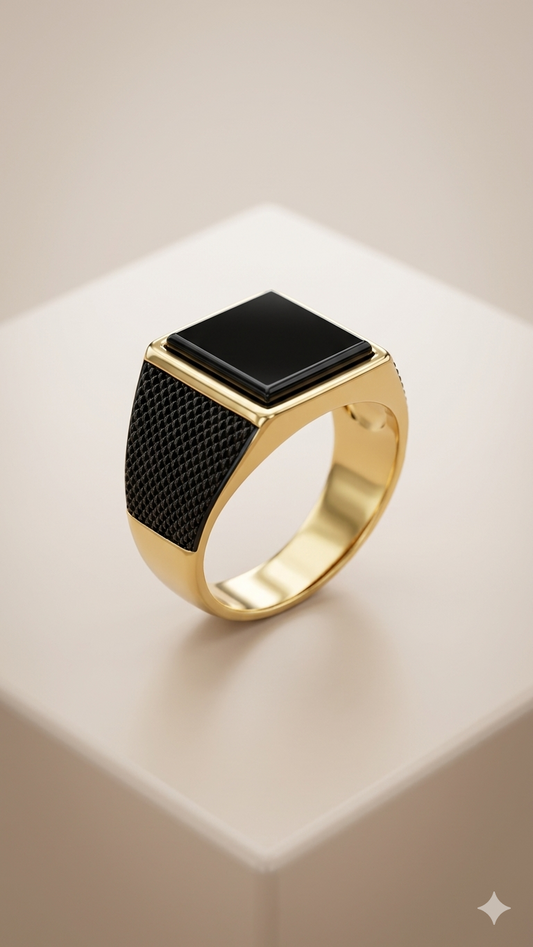 Black & Gold Ring