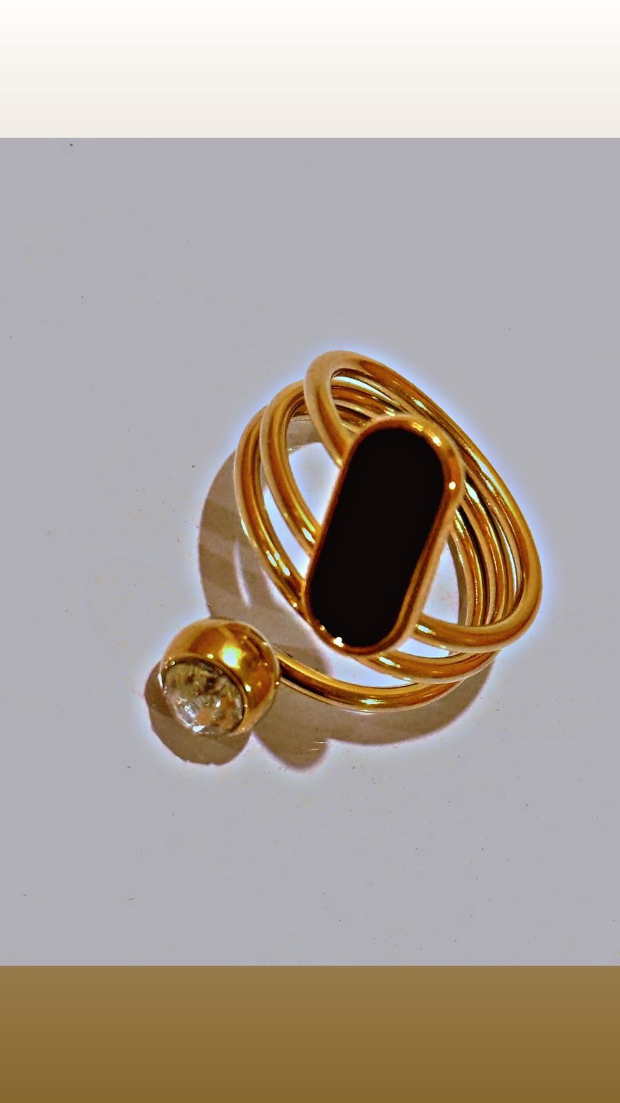 Black Stone Ring