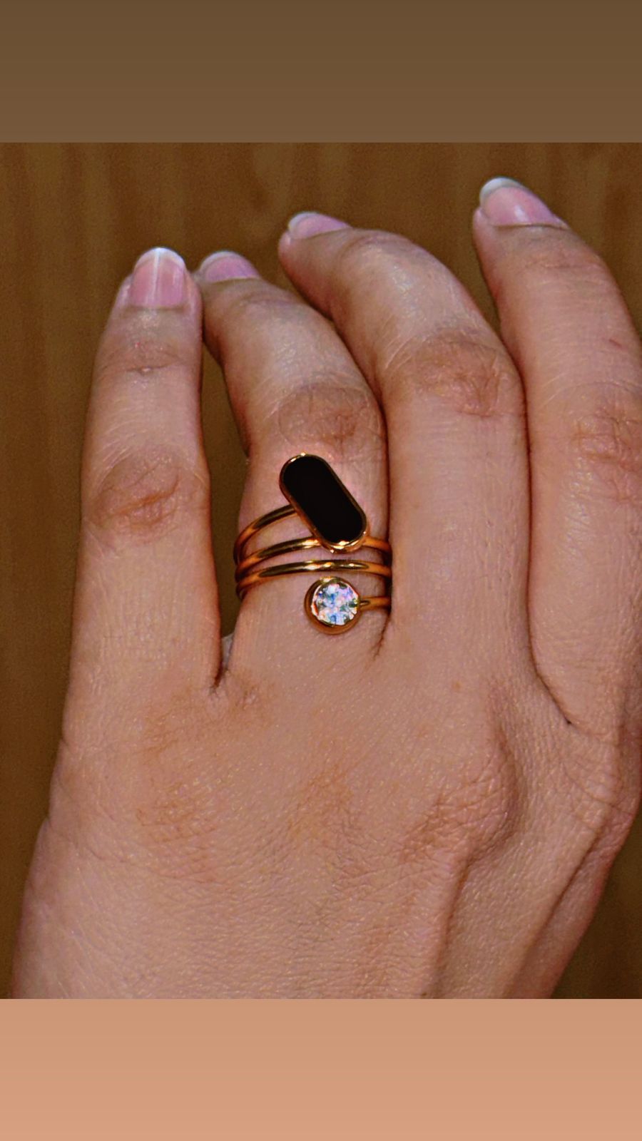Black Stone Ring