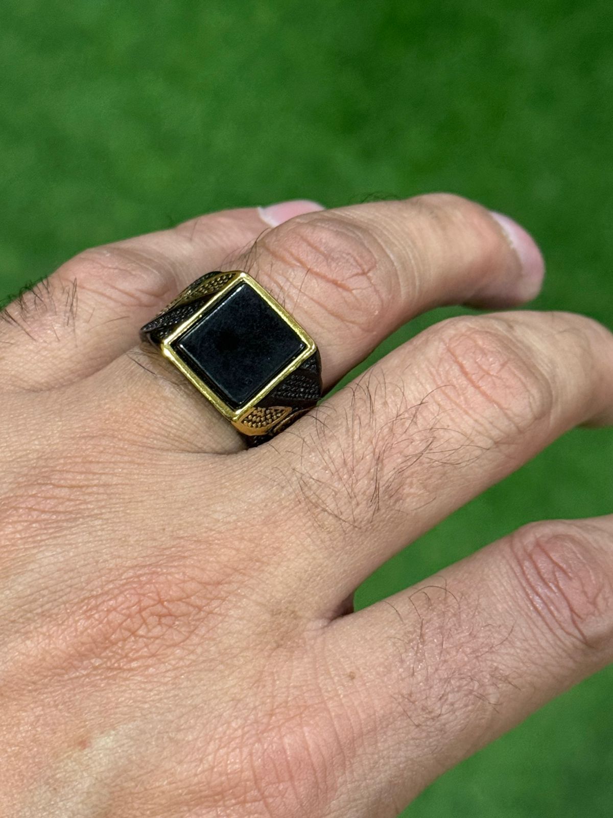 Black & Gold Ring