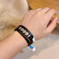 Men's Braided Natural Obsidian Bracelet