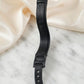 Leather Bracelet with a gold buckle