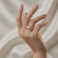 Three Layered Gold Ring